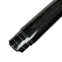6D Fita de carbono preta 30cmx150cm Filme PVC autocolante com efeito de carbono brilhante para automóvel e moto 1