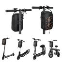 6l Black Front Bag for Electric Scooter 30 x 17 x 9 cm Waterproof Bag with Quick Release Holder Made of Twill and Polyester 2