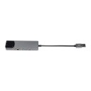 6v1 USB εξωτερική οπτική κάρτα ήχου Αλουμινένιος προσαρμογέας ήχου για φορητό υπολογιστή Μικρόφωνο Ακουστικά Στερεοφωνική έξοδος Πολυκαναλικός 2
