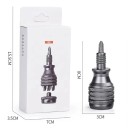 7-in-1 Multifunctional Metal Set with Mini Screwdriver and Six Bits Stored in the Handle Body with Magnetic Cap and Non-Slip Finish 2
