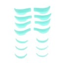 7 Piezas Aplicador de Silicona para Permanente de Pestañas 4,5 x 1,5 cm 4 Pares Superiores 3 Pares Inferiores 3