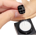 7-pinowy narzędzie do manicure do 3D zdobienia i malowania paznokci 1,2 x 13 cm Luksusowe ultracienkie pióro ze stali nierdzewnej do profesjonalnego 4