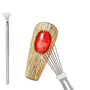 7-poliger Maniküre-Werkzeug für 3D-Dekoration und Nagelmalerei 1,2 x 13 cm Luxuriöser ultradünner Stift aus Edelstahl für professionelles Design 6