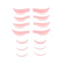 7 stk Silikoneapplikator til permanent vipper 4,5 x 1,5 cm 4 par øverste 3 par nederste 2