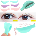 7 stuks Siliconen applicator voor wimpers 4,5 x 1,5 cm Hulp voor wimperpermanente Krullen en liften van wimpers 4 paar boven 3 paar onder 2