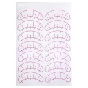 70 pcs Autocollants pour les yeux pour l'extension de cils Tapis autocollants de cartographie pour cils Bandes de protection jetables pour stylistes de cils 1