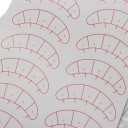 70 pezzi Adesivi per occhi per allungamento ciglia Pad adesivi per mappatura ciglia Strisce protettive monouso per lash stylist 3