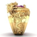 Herrering med drage D2586 2