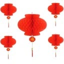 Décoration suspendue en papier 6 pcs 1