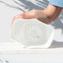 Blomkruka i plast med fat 10