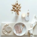 Gestrickte Tischdecke aus Baumwolle 5