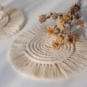 Gestrickte Tischdecke aus Baumwolle 6