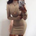 Mini rochie cu guler de toamnă 6