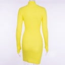 Mini rochie cu guler de toamnă 9