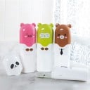 Pochette pour dentifrice et brosse à dents avec motif d'animaux 5