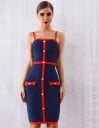 Vestido tubo con hebilla 3