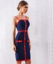 Vestido tubo con hebilla 4