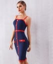 Vestido tubo con hebilla 5