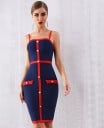 Vestido tubo con hebilla 6