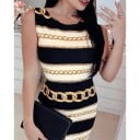 Vestido tubo estampado 2
