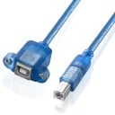 USB-B F/M skrivarförlängningskabel 2