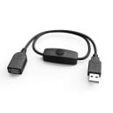 Prodlužovací kabel USB 2.0 s vypínačem F/M 1
