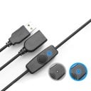 Prodlužovací kabel USB 2.0 s vypínačem F/M 2