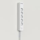 Förlängningssladd 5x uttag, 2x USB 1