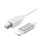 Lightning till USB-B M/M anslutningskabel 1 m 3