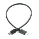 Micro USB till Mini USB-B M/M anslutningskabel 25 cm 1