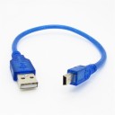 USB till Mini USB-B M/M anslutningskabel 30 cm 1