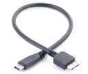 USB-C 3.1 till Micro USB-B 3.0 M/M anslutningskabel 30 cm 1