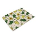 Tischsets mit Avocado-Motiv 7