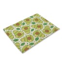 Tischsets mit Avocado-Motiv 10