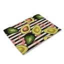 Tischsets mit Avocado-Motiv 14