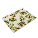 Tischsets mit Avocado-Motiv 16