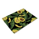 Tischsets mit Avocado-Motiv 17