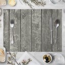 Tischset mit Holzmotiv 2