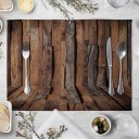 Tischset mit Holzmotiv 13