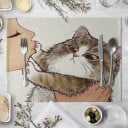 Underlägg med kattmotiv 4