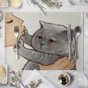 Underlägg med kattmotiv 9