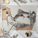 Underlägg med kattmotiv 12