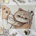 Underlägg med kattmotiv 15