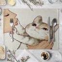 Underlägg med kattmotiv 16