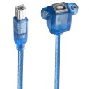 USB-B F/M skrivarförlängningskabel 4