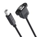 USB-B F/M skrivarförlängningskabel 5