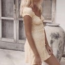 Mini rochie stretching cu umeri căzuți 8