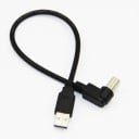 USB till USB-B vinklad anslutningskabel för M/M-skrivare 2