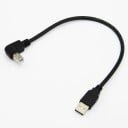 USB till USB-B vinklad anslutningskabel för M/M-skrivare 5