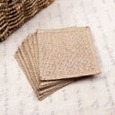 Burlap bordstabletter 4 st 4
